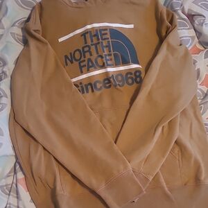The North Face Tan Crewneck Sweatshirt